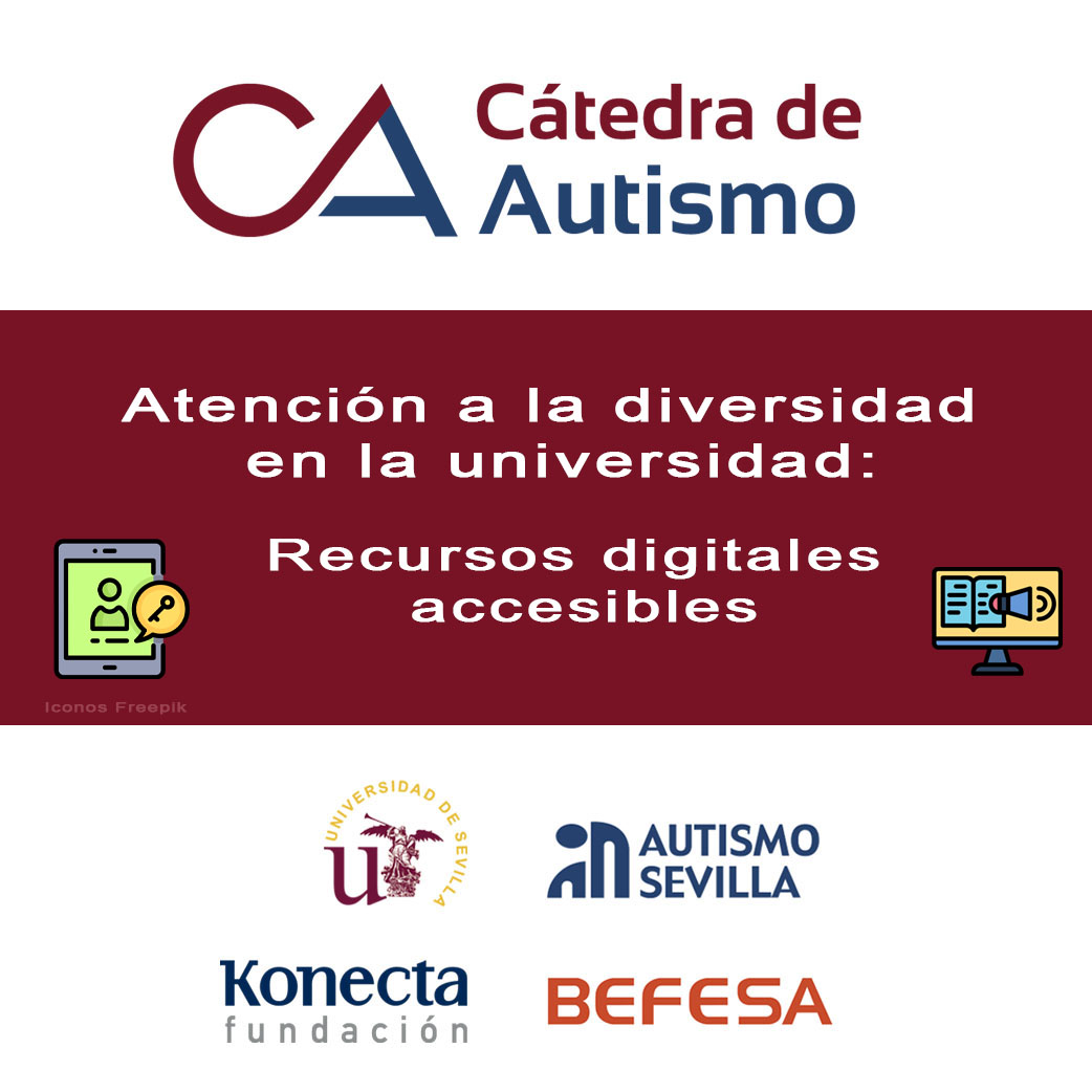 Anuncio de la actividad Atención a la diversidad en la universidad: Recursos digitales accesibles