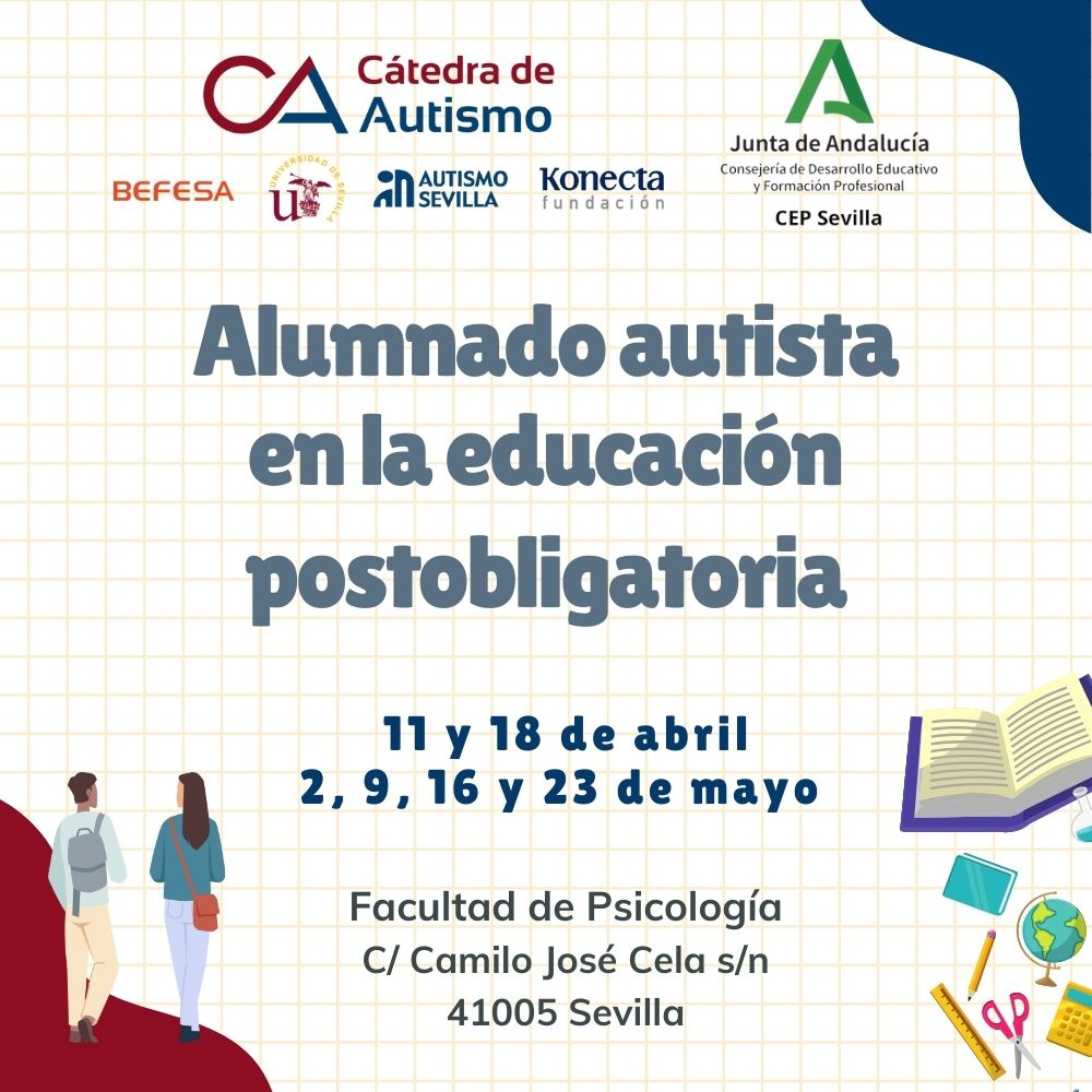 Cartel informativo sobre el curso para docentes de secundaria postobligatoria