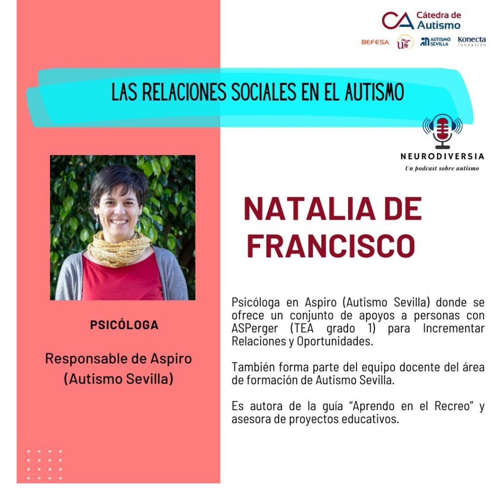 Natalia de Francisco, responsable de Aspiro en Autismo Sevilla