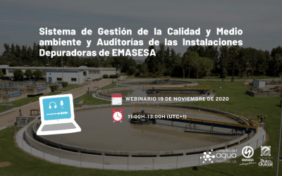 WEBINARIO SISTEMA DE GESTIÓN DE CALIDAD Y MEDIO AMBIENTE EN LAS EDAR DE EMASESA