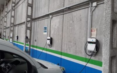 Nuevos puntos de recarga de vehículos eléctricos en varios centros de trabajo