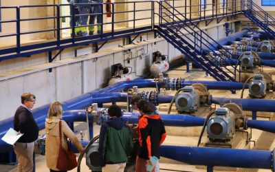 Profesores de la ETSI visitan La Estación de Bombeo de Adufe de Alcalá de Guadaira