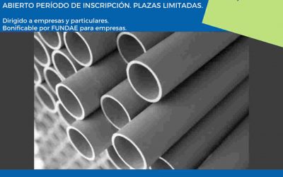 Curso de Instalación de Sistemas de Tuberías Plásticas, en modalidad Semipresencial (38 horas)