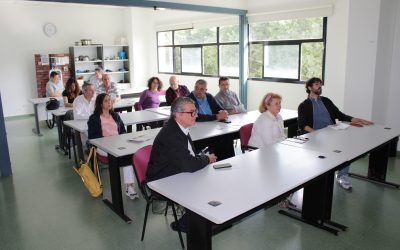 Visita institucional de Comisiones Obreras de Sevilla al Centro de Formación del Agua de EMASESA.