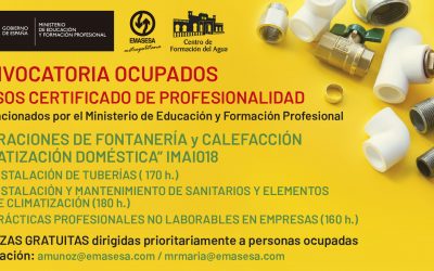 CONVOCATORIA CERTIFICADO DE PROFESIONALIDAD:“OPERACIONES DE FONTANERÍA Y CALEFACCIÓN-CLIMATIZACIÓN DOMÉSTICA” IMAI0108. 510H