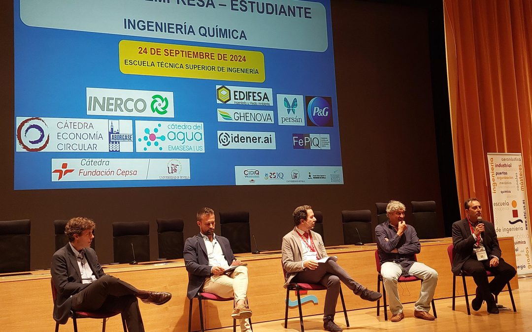 EMASESA y su Cátedra del Agua destacan en el Congreso de Innovación Docente en Ingeniería Química (CIDIQ)