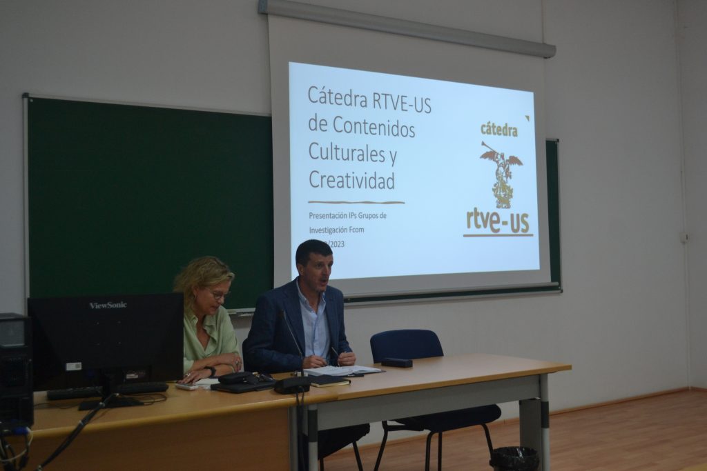 Reunión Cátedra RTVE-US - Grupos de investigación de la Facultad de Comunicación