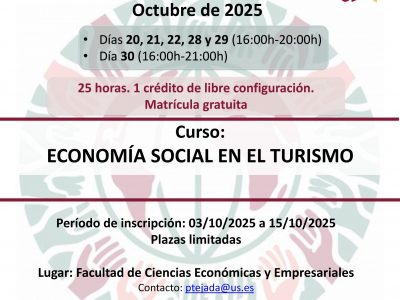Cartel curso ES en el Turismo